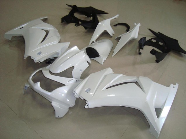 Best 2008-2012 Pearl White Kawasaki ZX250R Motorcycle Fairings Kits Canada Best 2008-2012 Pearl White Kawasaki ZX250R Motorcycle Fairings Kits Canada