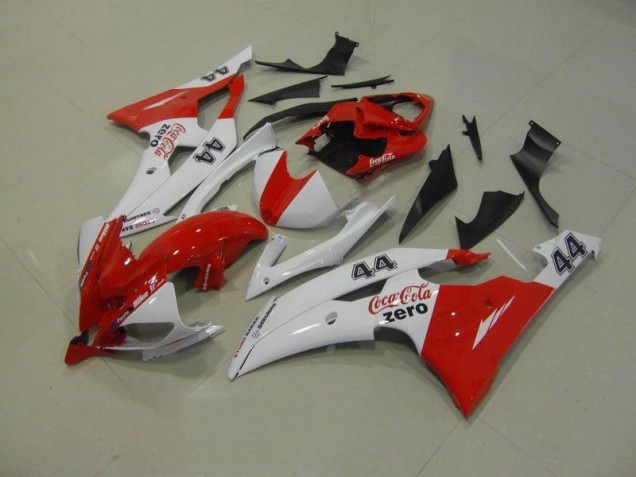 Best 2008-2016 White Red Coca Cola Zero 44 Yamaha YZF R6 Motorcycle Replacement Fairings Canada