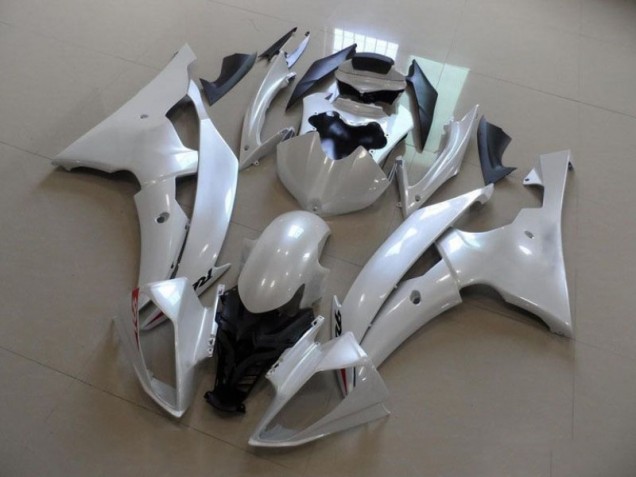 Best 2008-2016 Pearl White Yamaha YZF R6 Replacement Fairings Canada Best 2008-2016 Pearl White Yamaha YZF R6 Replacement Fairings Canada