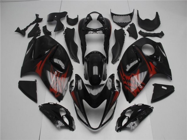 Best 2008-2019 Black Red Suzuki GSXR 1300 Hayabusa Motor Bike Fairings Canada Best 2008-2019 Black Red Suzuki GSXR 1300 Hayabusa Motor Bike Fairings Canada