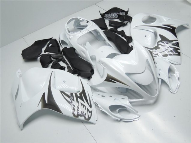 Best 2008-2019 White Suzuki GSXR 1300 Hayabusa Replacement Motorcycle Fairings Canada