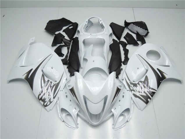 Best 2008-2019 White Suzuki GSXR 1300 Hayabusa Replacement Motorcycle Fairings Canada