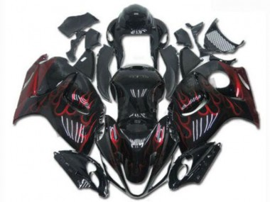 Best 2008-2019 Black Red Suzuki Hayabusa GSXR1300 Motorcylce Fairings Canada