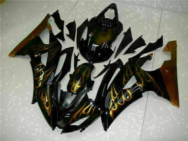 Best 2008-2016 Black Yamaha YZF R6 Replacement Fairings Canada