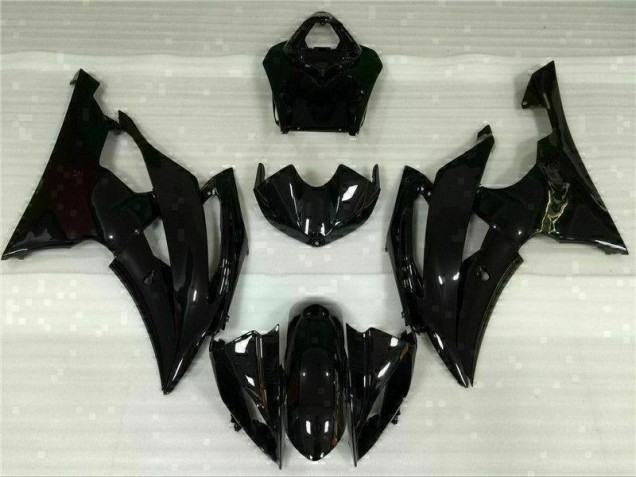 Best 2008-2016 Glossy Black Yamaha YZF R6 Motorbike Fairings Canada