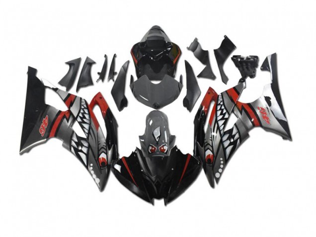Best 2008-2016 Grey Red Shark Yamaha YZF R6 Motorbike Fairing Canada