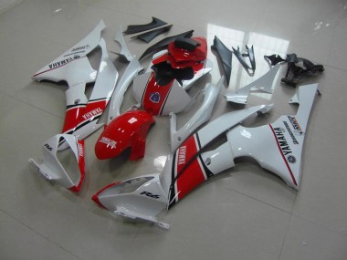 Best 2008-2016 White Red OEM Style Yamaha YZF R6 Bike Fairings Canada