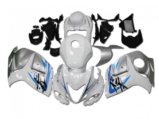 Best 2008-2019 White Blue Suzuki GSXR 1300 Hayabusa Replacement Fairings Canada Best 2008-2019 White Blue Suzuki GSXR 1300 Hayabusa Replacement Fairings Canada