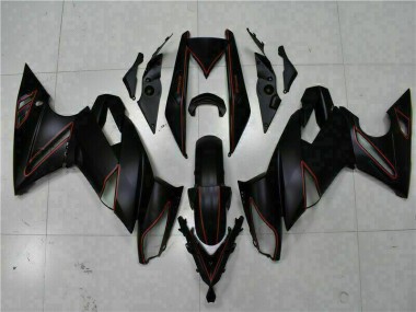 Best 2009-2011 Black Red Kawasaki EX650 Motorbike Fairing Canada