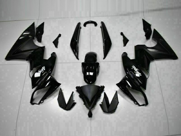 Best 2009-2011 Glossy Black Kawasaki EX650 Bike Fairings Canada Best 2009-2011 Glossy Black Kawasaki EX650 Bike Fairings Canada