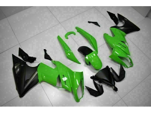 Best 2009-2011 Green Black Kawasaki EX650 Motor Bike Fairings Canada