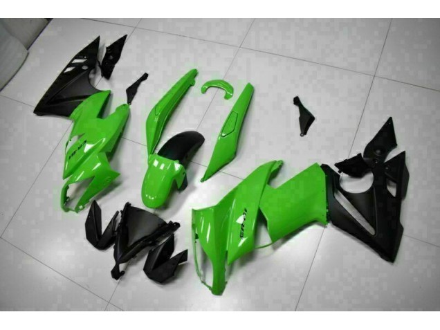 Best 2009-2011 Green Black Kawasaki EX650 Motor Bike Fairings Canada