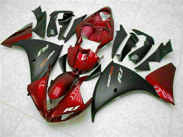 Best 2009-2011 Red Black Yamaha YZF R1 Motorbike Fairing Kits Canada Best 2009-2011 Red Black Yamaha YZF R1 Motorbike Fairing Kits Canada