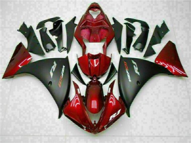 Best 2009-2011 Red Black Yamaha YZF R1 Motorbike Fairing Kits Canada