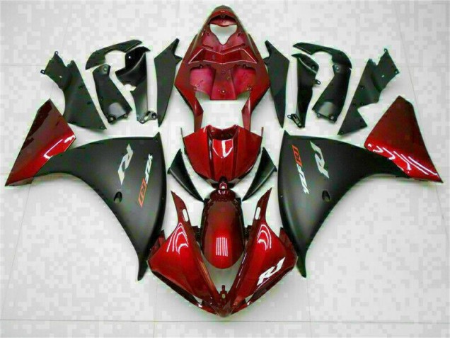 Best 2009-2011 Red Black Yamaha YZF R1 Motorbike Fairing Kits Canada Best 2009-2011 Red Black Yamaha YZF R1 Motorbike Fairing Kits Canada