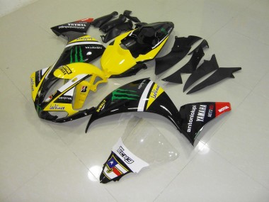 Best 2009-2011 Yellow Monster Yamaha YZF R1 Motorcycle Fairing Kits Canada