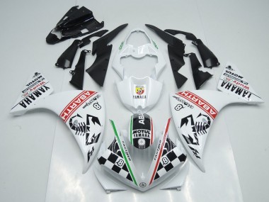 Best 2009-2011 White Black Abrath Yamaha YZF R1 Motorcylce Fairings Canada