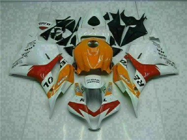 Best 2009-2012 White Orange Repsol Honda CBR600RR Motorcylce Fairings Canada