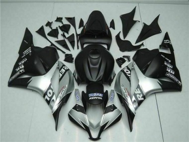 Best 2009-2012 Honda CBR600RR Motorcycle Fairings MF1250 - Black Silver Canada