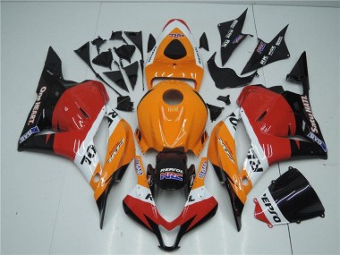 Best 2009-2012 Orange Red Black Repsol Honda CBR600RR Motorcyle Fairings Canada