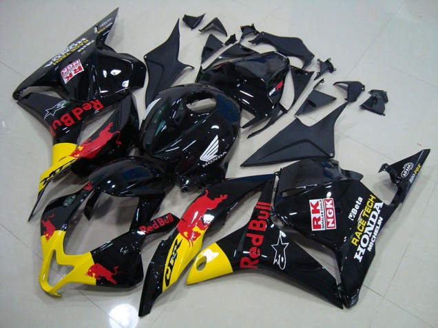 Best 2009-2012 Black Red Bull Honda CBR600RR Replacement Fairings Canada