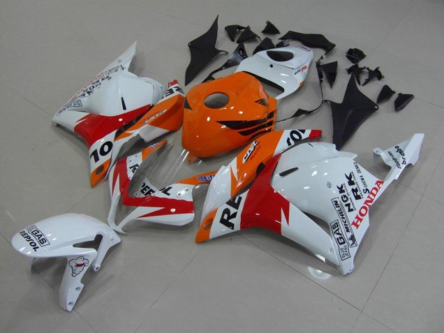 Best 2009-2012 White Repsol Honda CBR600RR Motorcycle Fairings Canada Best 2009-2012 White Repsol Honda CBR600RR Motorcycle Fairings Canada
