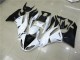 Best 2009-2012 White Kawasaki ZX6R Motorcyle Fairings Canada