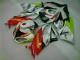 Best 2009-2012 White Red H. Energy Kawasaki ZX6R Motorcycle Fairings Kit Canada Best 2009-2012 White Red H. Energy Kawasaki ZX6R Motorcycle Fairings Kit Canada