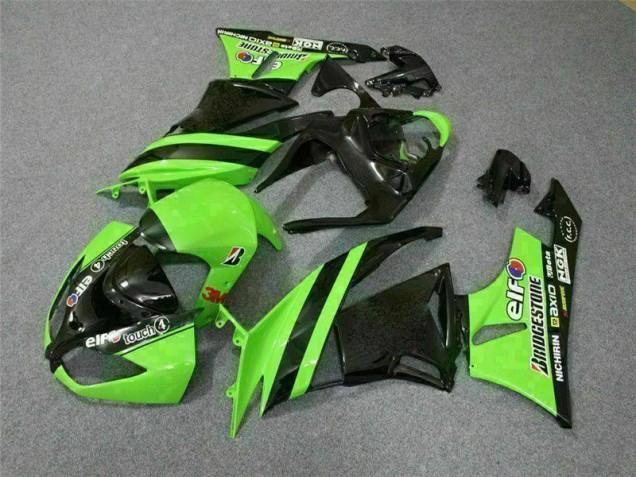 Best 2009-2012 Black Green 3M Touch4 Kawasaki ZX6R Motorbike Fairing Canada Best 2009-2012 Black Green 3M Touch4 Kawasaki ZX6R Motorbike Fairing Canada