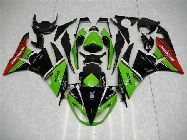 Best 2009-2012 Green Black Red Kawasaki ZX6R Bike Fairing Canada Best 2009-2012 Green Black Red Kawasaki ZX6R Bike Fairing Canada