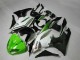 Best 2009-2012 Green Black White 25 Kawasaki ZX6R Bike Fairings Canada Best 2009-2012 Green Black White 25 Kawasaki ZX6R Bike Fairings Canada