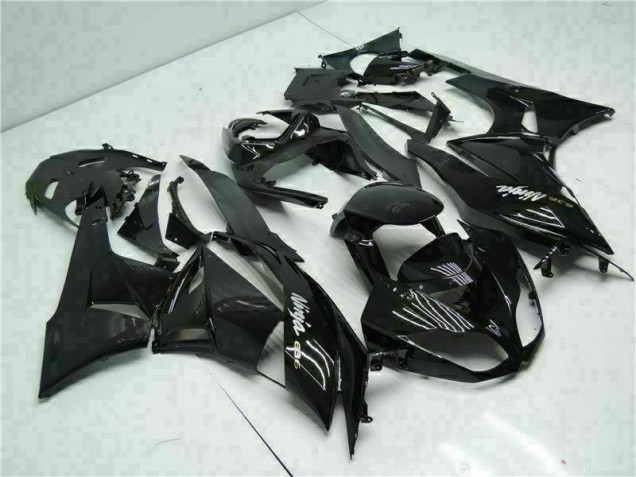 Best 2009-2012 Black White Ninja 636 Kawasaki ZX6R Moto Fairings Canada