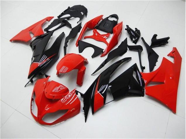 Best 2009-2012 Red Black Kawasaki ZX6R Bike Fairings Canada