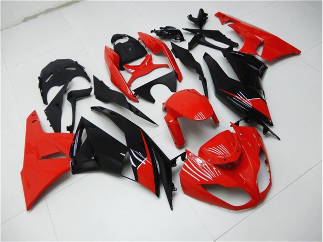 Best 2009-2012 Red Black Kawasaki ZX6R Bike Fairings Canada