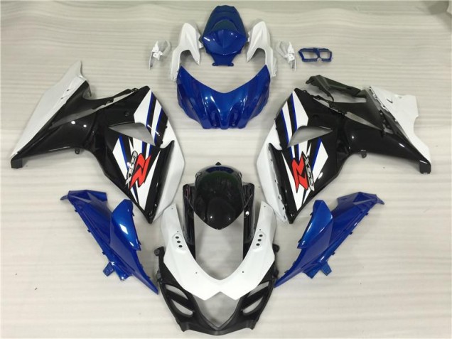Best 2009-2016 White Blue Black Suzuki GSXR1000 Motorbike Fairings Canada