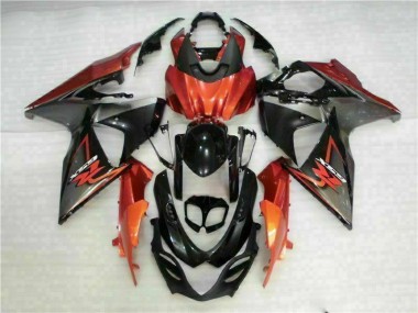 Best 2009-2016 Brown Black Suzuki GSXR1000 Motorcycle Fairing Kit Canada