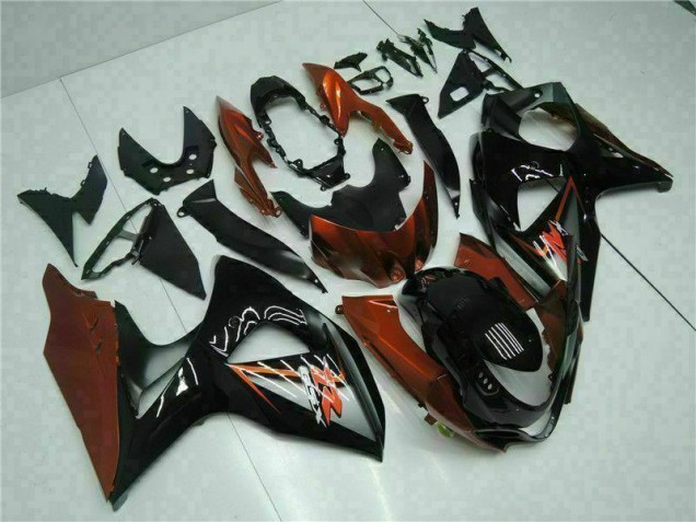Best 2009-2016 Brown Black Suzuki GSXR1000 Bike Fairing Kit Canada