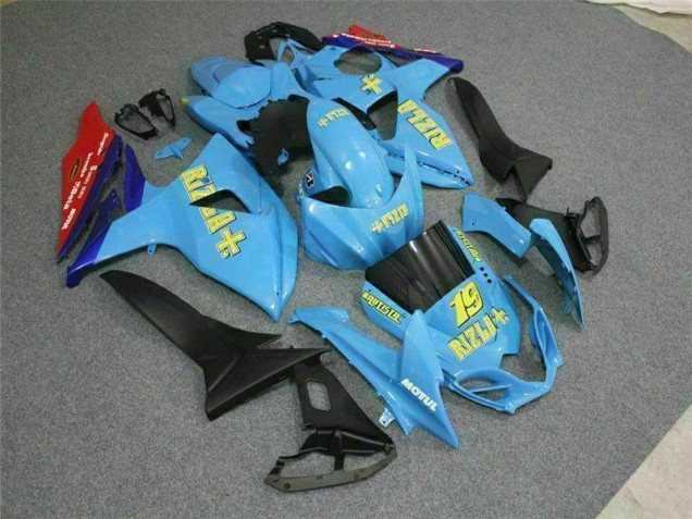 Best 2009-2016 Blue Suzuki GSXR1000 Motorbike Fairing Kits Canada