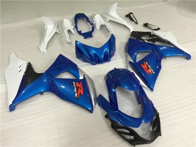 Best 2009-2016 Blue White Suzuki GSXR1000 Motor Fairings Canada Best 2009-2016 Blue White Suzuki GSXR1000 Motor Fairings Canada