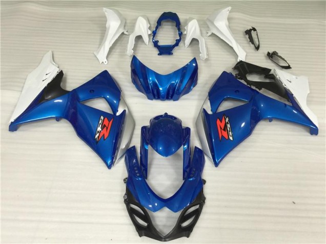 Best 2009-2016 Blue White Suzuki GSXR1000 Motor Fairings Canada Best 2009-2016 Blue White Suzuki GSXR1000 Motor Fairings Canada