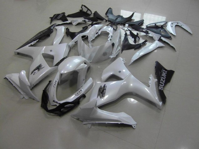 Best 2009-2016 Pearl White and Black Suzuki GSXR 1000 K9 Motorbike Fairings Canada