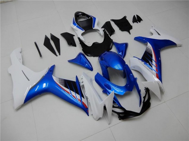 Best 2011-2021 Blue White Suzuki GSXR 600/750 Motorbike Fairing Kits Canada Best 2011-2021 Blue White Suzuki GSXR 600/750 Motorbike Fairing Kits Canada
