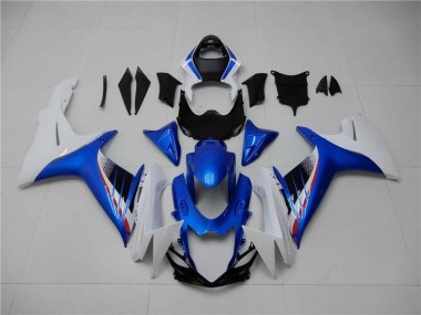 Best 2011-2021 Blue White Suzuki GSXR 600/750 Motorbike Fairing Kits Canada