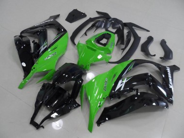 Best 2011-2015 Green and Black Kawasaki ZX10R Motorcycle Replacement Fairings Canada