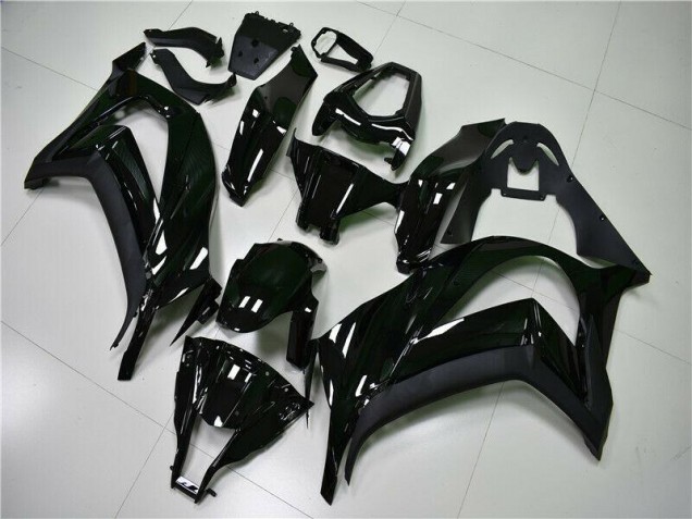 Best 2011-2015 Glossy Black Kawasaki ZX10R Moto Fairings Canada