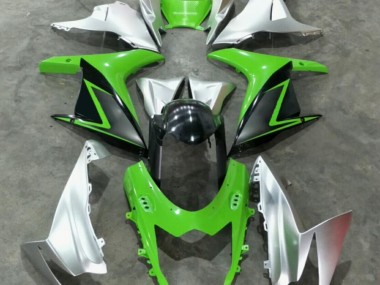 Best 2011-2021 Green Silver Suzuki GSXR 600/750 Bike Fairing Kit Canada