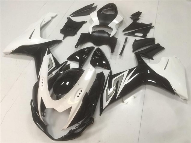 Best 2011-2021 Black White Suzuki GSXR 600/750 Motorcycle Fairings Kits Canada Best 2011-2021 Black White Suzuki GSXR 600/750 Motorcycle Fairings Kits Canada