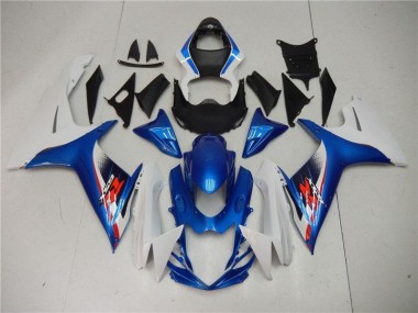 Best 2011-2021 Blue White Suzuki GSXR 600/750 Motorcycle Replacement Fairings Canada