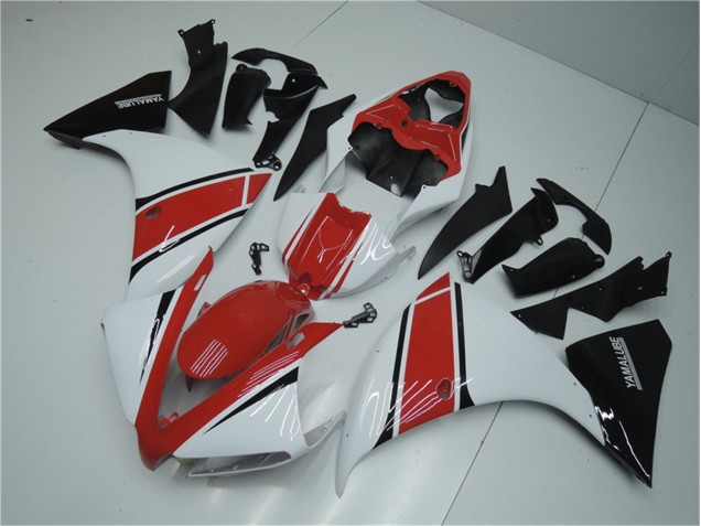 Best 2012-2014 White Red Black Yamaha YZF R1 Motorcylce Fairings Canada Best 2012-2014 White Red Black Yamaha YZF R1 Motorcylce Fairings Canada