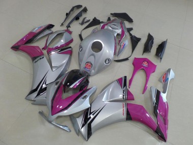 Best 2012-2016 Silver Pink Honda CBR1000RR Motorbike Fairing Kits Canada